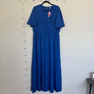 NWT Long Royal Blue Dress